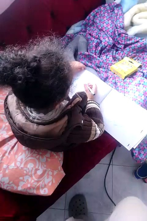 My Daughter Draws Me (See What She Draws In The End)