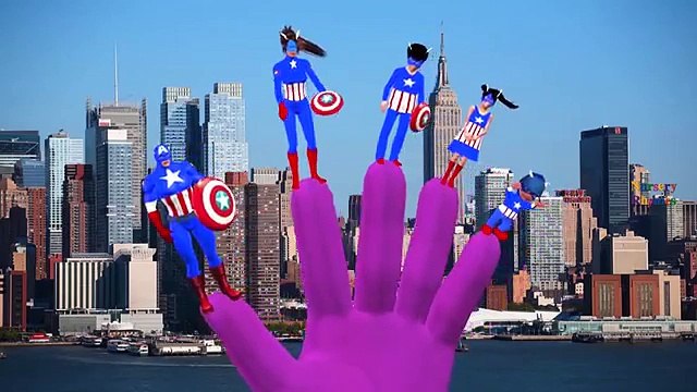Hulk Vs Ironman & Captain America Vs Ironman Cartoons Singing Finger Family Children Nursery Rhymes