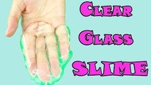 How To Make CRYSTAL CLEAR LIQUID GLASS SLIME , Super Clear Slime