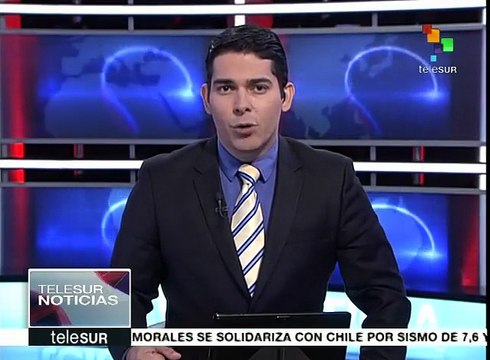 Pdte. boliviano envía mensaje solidario a Chile por el sismo