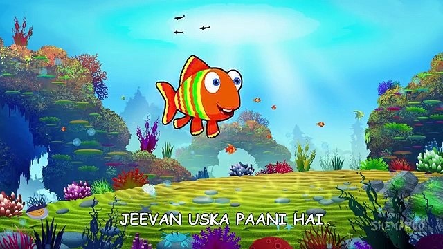 Hindi Rhymes for Children - Machali Jal Ki Rani Hai (मछली जल की रानी है ) - Hindi Balgeet