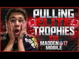 MADDEN MOBILE PULLING ELITE TROPHIES CHANCES!