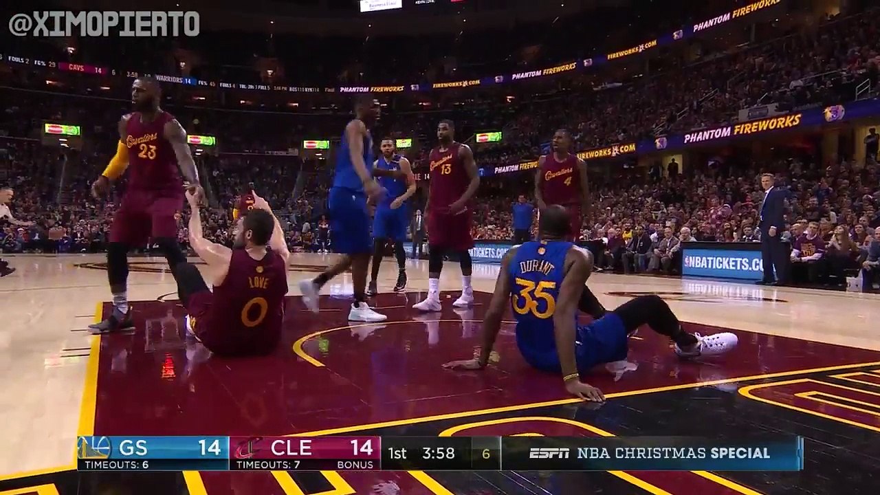 Golden State Warriors vs Cleveland Cavaliers - 1st Half Highlights  Dec 25  2016-17 NBA Season