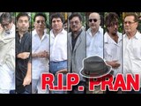 Amitabh Bachchan, Karan Johar, Shatrughan Sinha And Others At Pran's Funeral