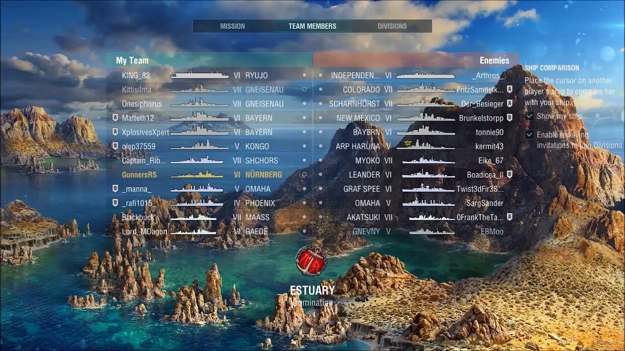 World of Warships 2016 - NURNBERG Tier VI - Gameplay #2
