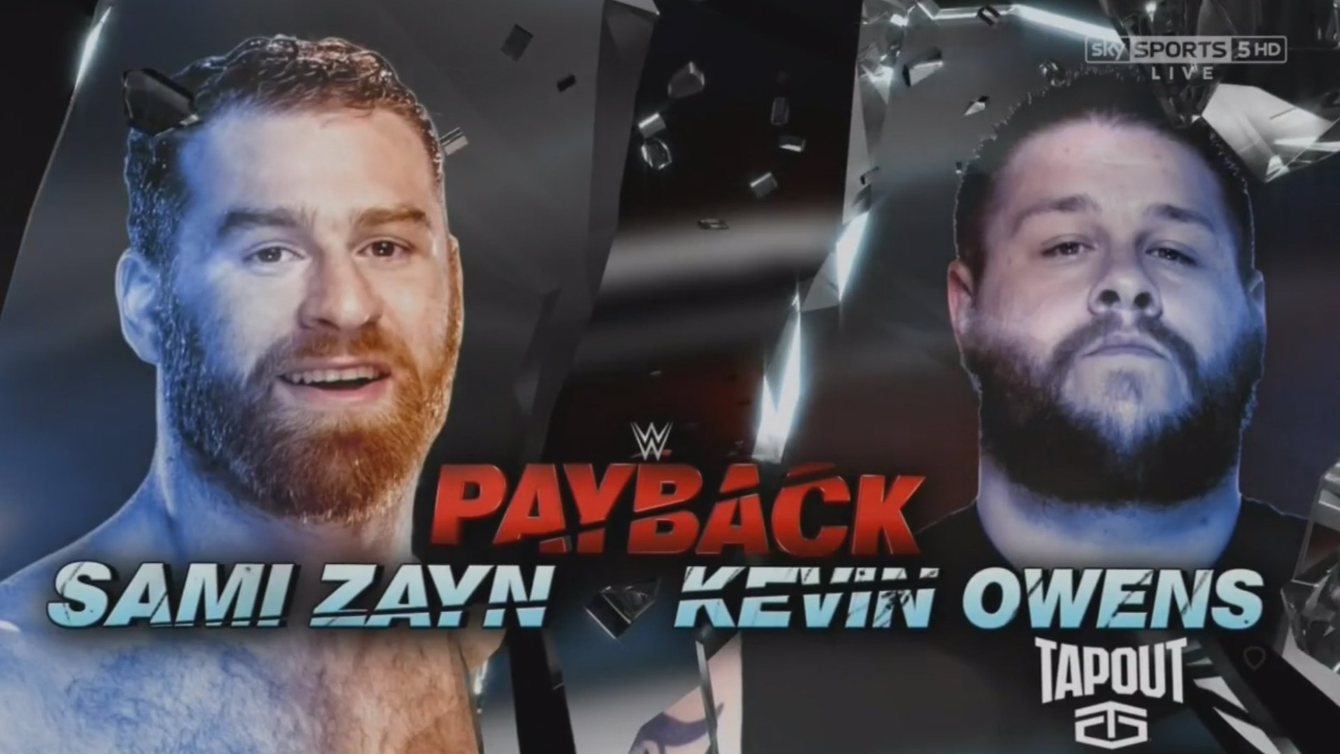 WWE Payback 2016: Kevin Owens vs Sami Zayn - video Dailymotion
