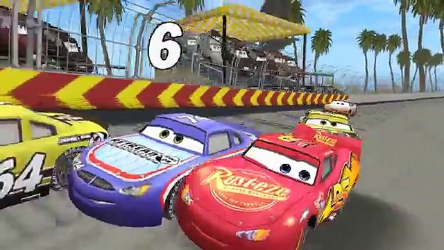 BILAR SVENSKA FULL AVSNITT SPEL CARS BLIXTEN MCQUEEN Palm Mile banan TVSPEL veckade