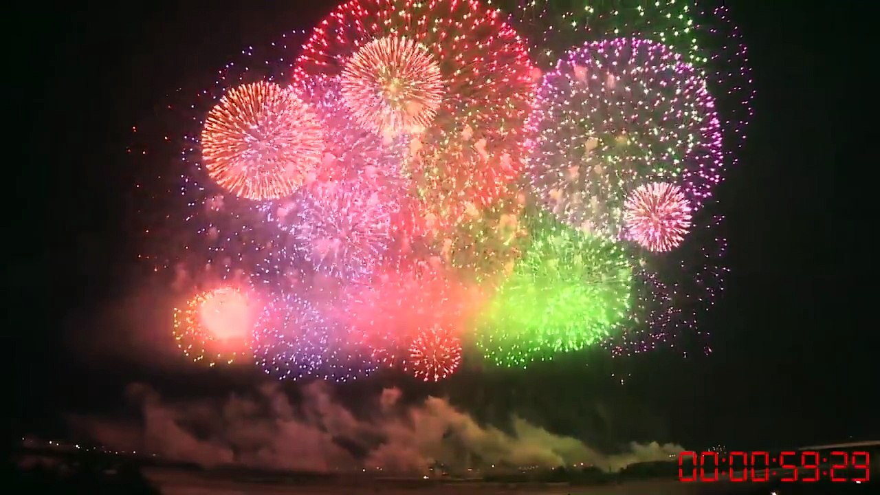 Les feux pour vous souhaiter une bonne année 2017