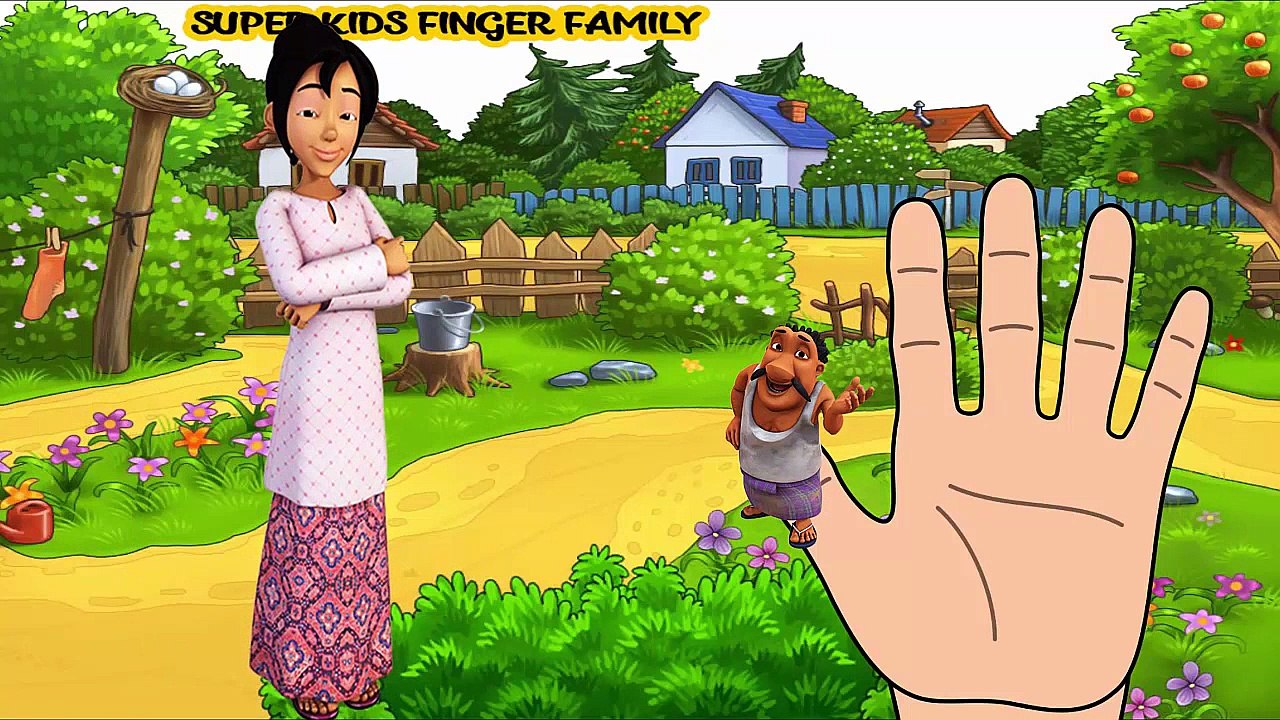 Upin Ipin Animation Finger Family Song | Daddy Finger Popular Nursery Rhymes