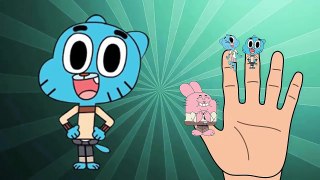 The Amazing World Of Gumball Finger Family Nursery Rhyme Song