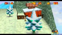 Super Mario 64-Course 4-Cool,Cool Mountain-Li,l Penguin Lost-Star 2