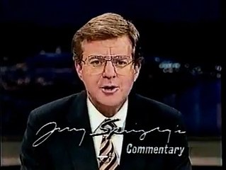 Jerry Springer 1988 WLWT News Commentary - Ruth Lyons Death and Helping Kids