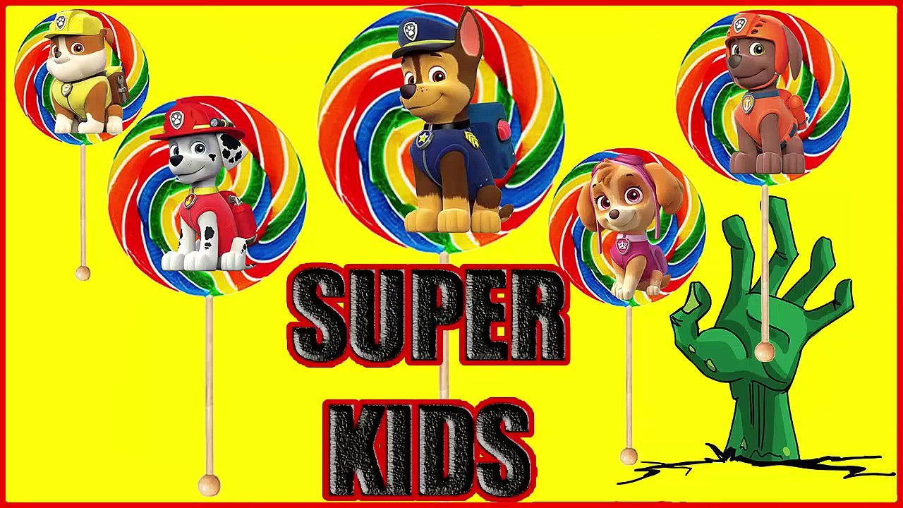 Paw Patrol | Finger Family | Lollipop Finger Family | Nursery Rhymes and More Lyrics.
