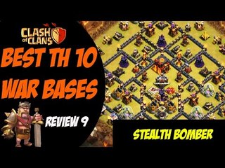 Unusual Trap Placements "Stealth Bomber" | Best TH10 War Base Design #9 | Clash of Clans