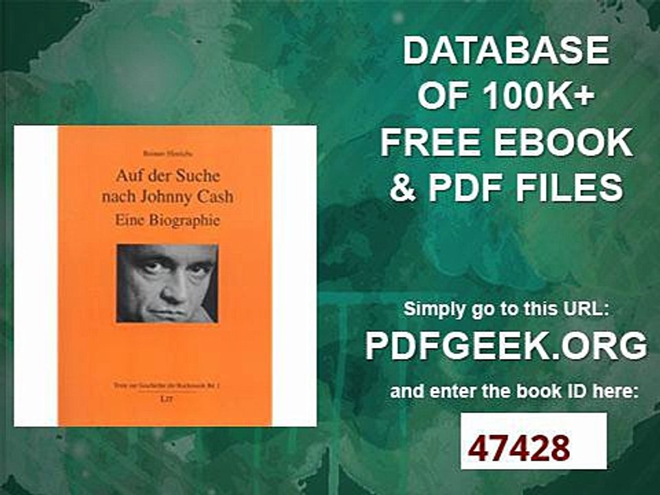 Auf der Suche nach Johnny Cash. Eine Biographie