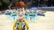 Woody Toy Story & 50 Buzz dansent Monster Truck | Dessin animé pour enfants