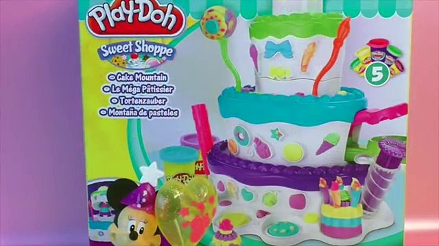 Play-Doh Sweet Shoppe Cake Mountain Play Set Playdough Girl Cooking Games Kids Kitchen Toys