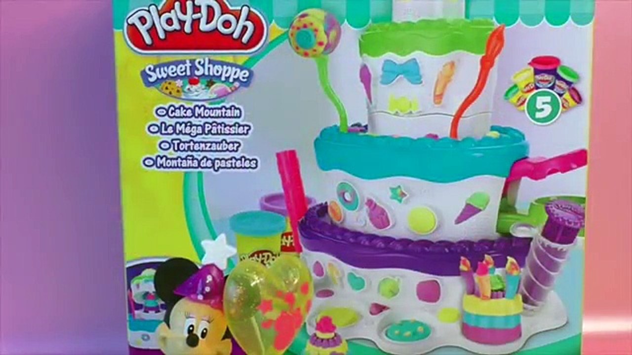 Play-Doh Sweet Shoppe Cake Mountain Play Set Playdough Girl Cooking Games Kids Kitchen Toys