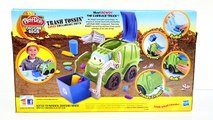 Play Doh Truck Trash Tossin Diggin Rigs Rowdy Peppa Pig Daddy Pig Playdough Toys Episode