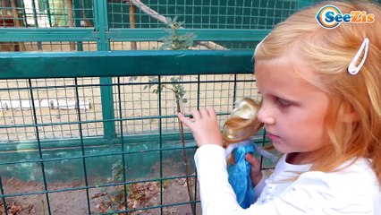 ✔  Кукла Эльза Холодное Сердце. Девочка Маша на Прогулке в Экопарке / Frozen Elsa Disney Princess ✔