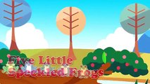 Five Little Speckled Frogs ano.ver.| Children Nursery Rhyme | Kids Songs | Baby Puff Puff
