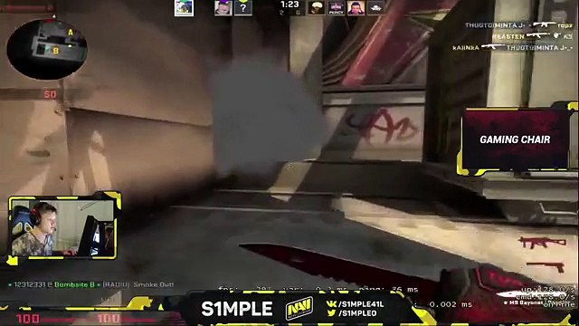 CS:GO - s1mple LOVES his teammates