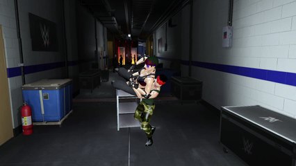 WWE 2K17 vasquez v tokara blaze -backstage brawl