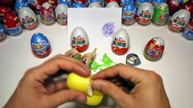 Kinder Surprise Eggs | Dinosaur and Penguin | RED TRUCK