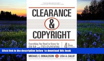 READ book  Clearance   Copyright, 4th Edition: Everything You Need to Know for Film and