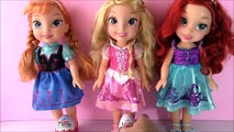 Disney Princess Toddler Dolls Kinder Surprise! Princess Anna Aurora Kinder Eggs! Huevos Sorpresas