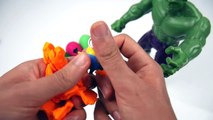 HULK SMASH Lollipop SURPRISE EGGS!! Hulk Batman Peppa Pig Disney Pixar Lightning McQueen Cars Toys