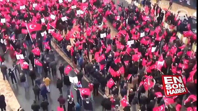 Batman'da 'teröre lanet kardeşliğe davet' yürüyüşü | En Son Haber