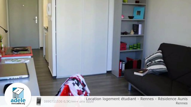 Location logement étudiant - Rennes - Résidence Aunis