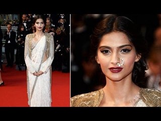 Sonam Kapoor Wears Anamika Khanna For Cannes 2013 Opening Ceremony
