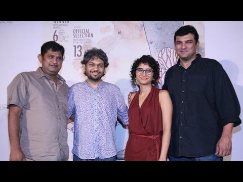 Kiran Rao, Anand Gandhi, Siddharth Roy Kapur At 'Ship Of Theseus' Trailer Launch