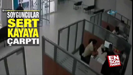 Soyguncular sert kayaya çarptı | En Son Haber