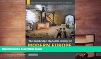 Price The Cambridge Economic History of Modern Europe: Volume 1, 1700-1870 Stephen Broadberry On