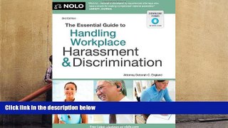 Read Online Deborah C. England The Essential Guide to Handling Workplace Harassment