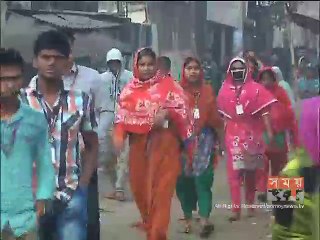 বিক্ষোভের মুখে বন্ধ পোশাক কারখানাগুলো আজ খুলে দেয়া হলো