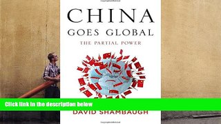 Best Price China Goes Global: The Partial Power David Shambaugh For Kindle