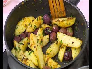 طاجن اللحمة - بطاطس محمرة بالزيتون و البقدونس | مغربيات حلقة كاملة