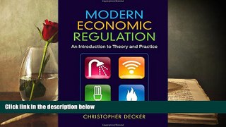 Price Modern Economic Regulation: An Introduction to Theory and Practice Dr Christopher Decker On