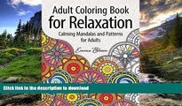 FAVORIT BOOK Adult Coloring Book for Relaxation: Calming Mandalas and Patterns for Adults (Adult