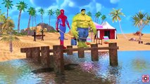 Hulk Spiderman Loses His Face Becomes Gorilla Dinosaur Finger Family Plus More Nursery Rhymes