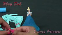 Ariel Elsa Anna Rapunzel Snow White Aurora Tiana Belle Disney Princess Play Doh Dress Up