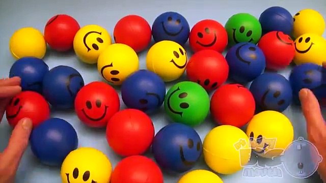 Learn Colours Contests for Children with Smiley Faces Over 38 Minutes of Surprises!