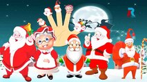 SANTA CLAUS Finger Family Cartoon Animation Nursery Rhymes For Children