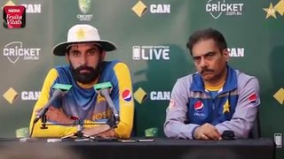 2nd test match press conference With Misbah , Australia 2016