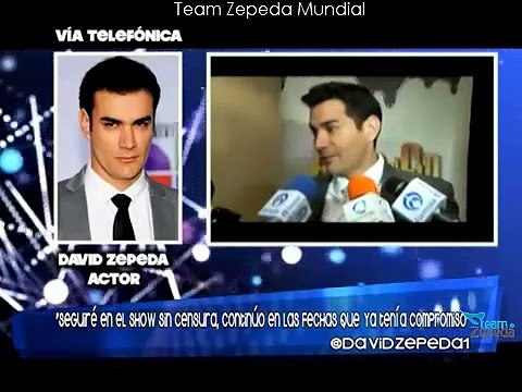 David Zepeda con Javier Poza habla sobre integrarse a la telenovela Hasta El Fin Del Mundo