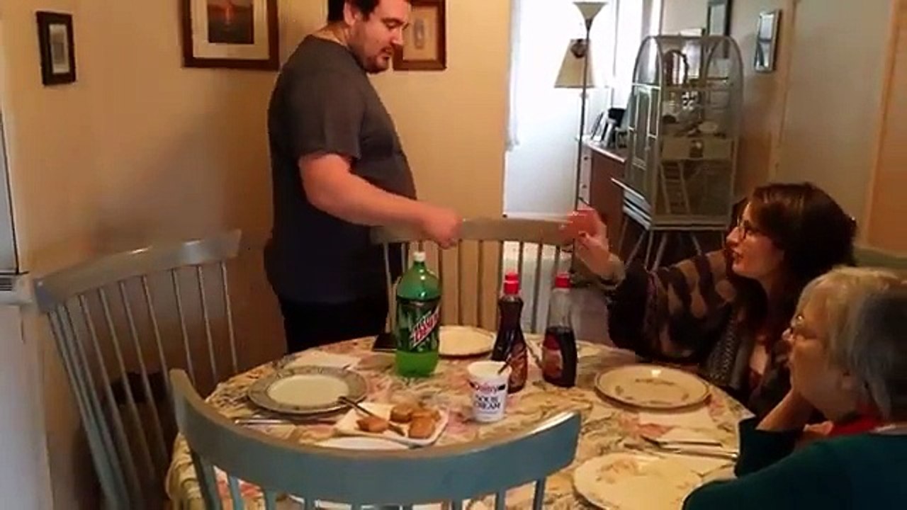 Typical family dinner